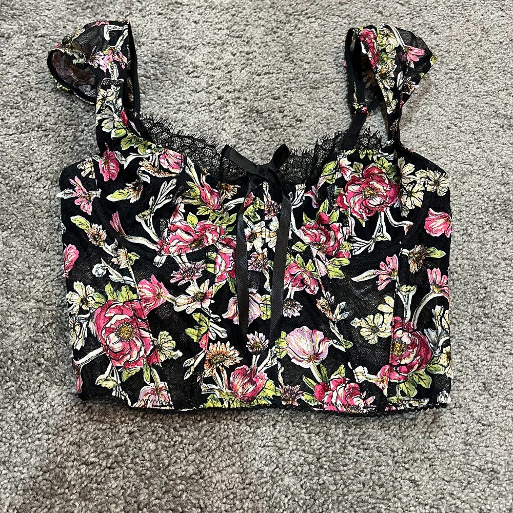 Victoria's Secret Floral Corset